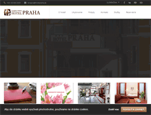 Tablet Screenshot of hotelpraha.sk